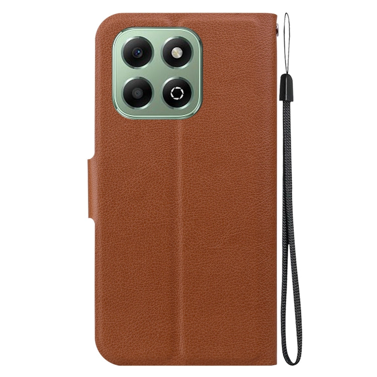 For Honor X6b Ultra-thin Voltage Magnetic Buckle Leather Phone Case