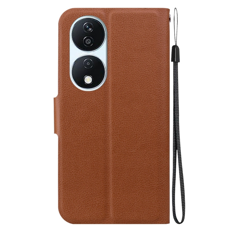 For Honor X7b / Play 50 Plus Ultra-thin Voltage Magnetic Buckle Leather Phone Case
