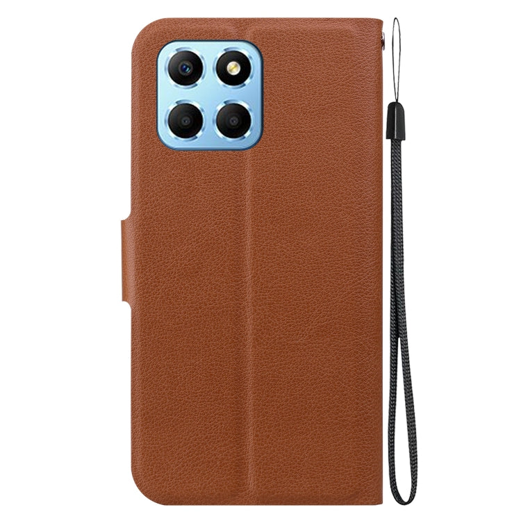 For Honor X8 5G Ultra-thin Voltage Magnetic Buckle Leather Phone Case