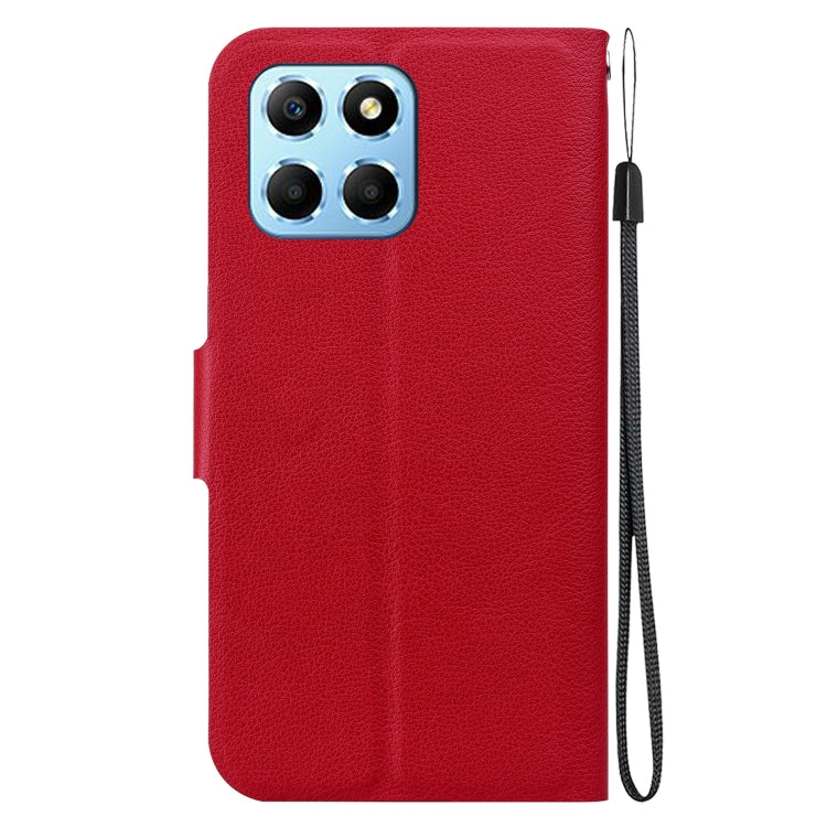 For Honor X8 5G Ultra-thin Voltage Magnetic Buckle Leather Phone Case