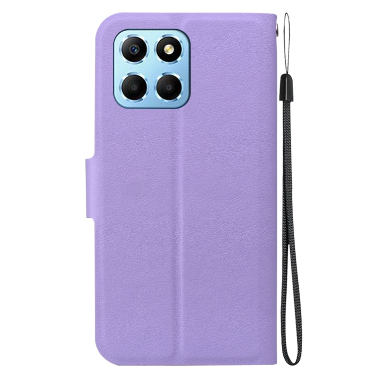 For Honor X8 5G Ultra-thin Voltage Magnetic Buckle Leather Phone Case