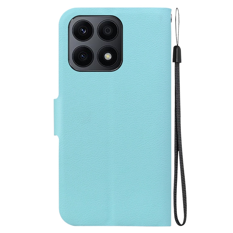 For Honor X8a Ultra-thin Voltage Magnetic Buckle Leather Phone Case