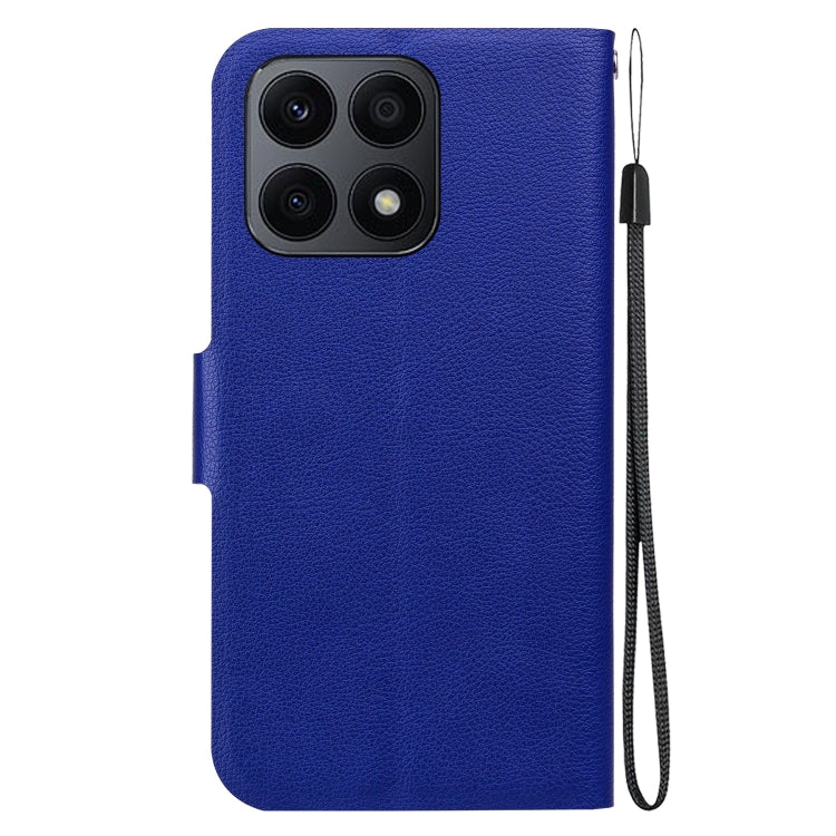 For Honor X8a Ultra-thin Voltage Magnetic Buckle Leather Phone Case