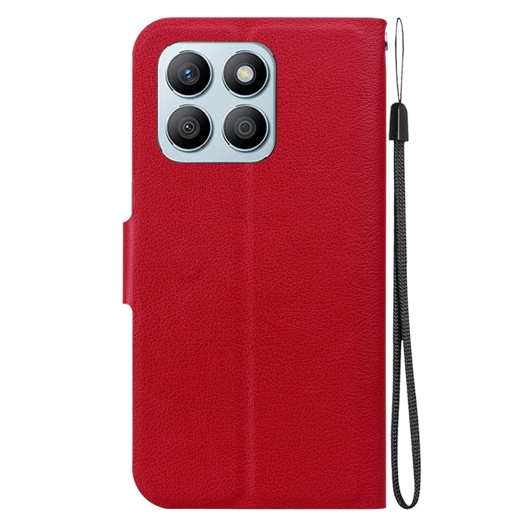 For Honor X8b Ultra-thin Voltage Magnetic Buckle Leather Phone Case