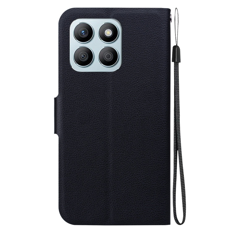 For Honor X8b Ultra-thin Voltage Magnetic Buckle Leather Phone Case