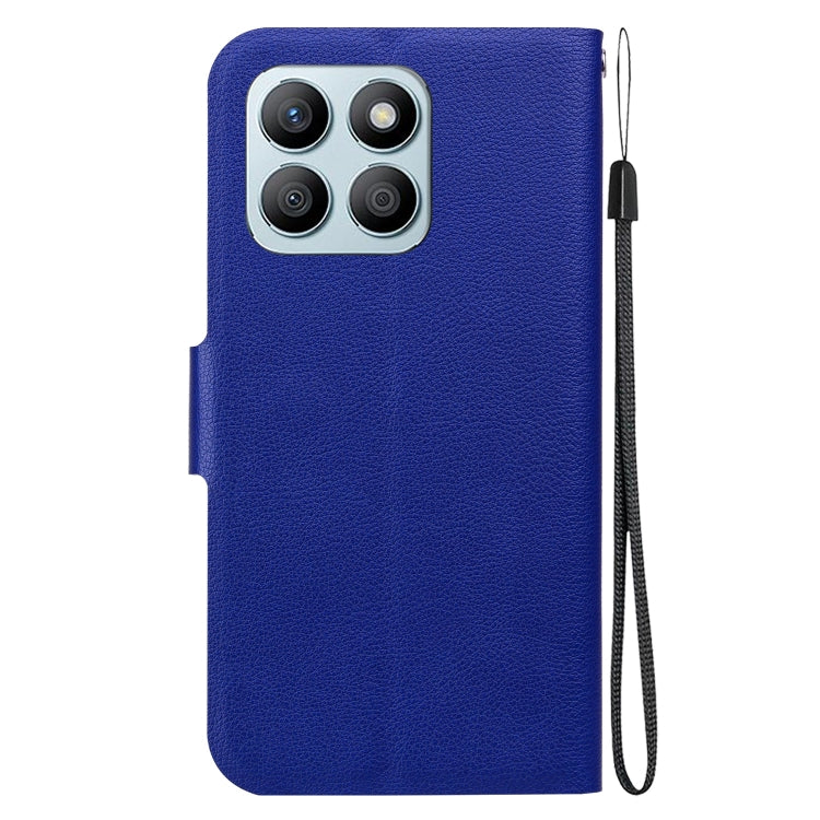 For Honor X8b Ultra-thin Voltage Magnetic Buckle Leather Phone Case