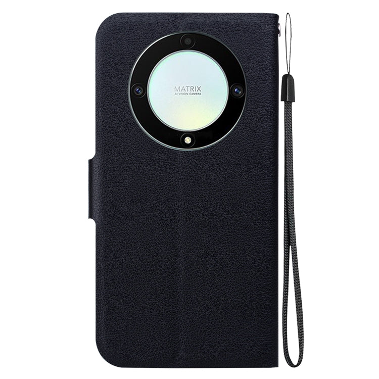 For Honor X9a Ultra-thin Voltage Magnetic Buckle Leather Phone Case