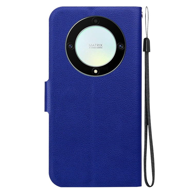 For Honor X9a Ultra-thin Voltage Magnetic Buckle Leather Phone Case