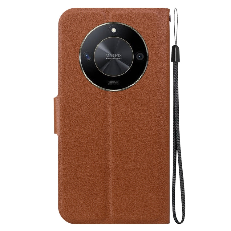 For Honor X9b / Magic6 Lite Ultra-thin Voltage Magnetic Buckle Leather Phone Case