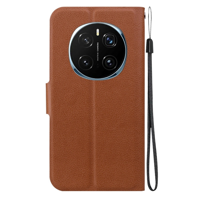 For Honor Magic7 Pro Ultra-thin Voltage Magnetic Buckle Leather Phone Case
