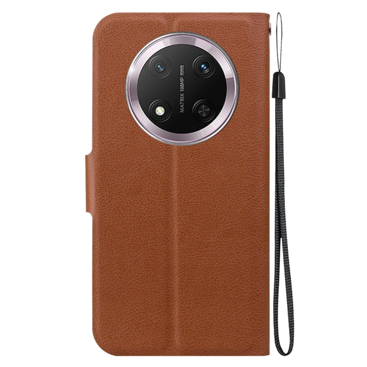 For Honor X9c Ultra-thin Voltage Magnetic Buckle Leather Phone Case