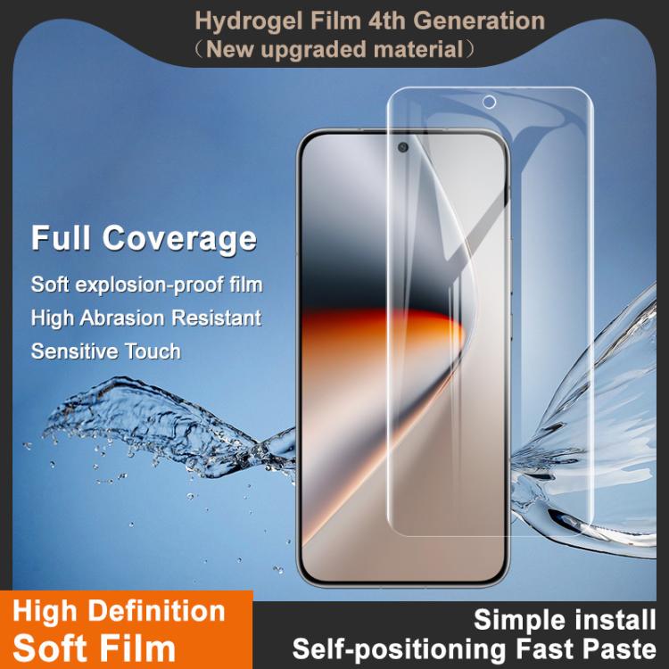 For Honor GT Pro 5G imak 4th Generation  Full Coverage Screen Hydrogel Film Protector
