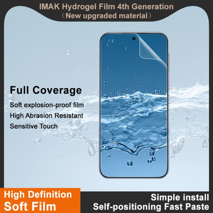 For Honor 400 Global 156.5mm imak 4th Generation  Full Coverage Screen Hydrogel Film Protector