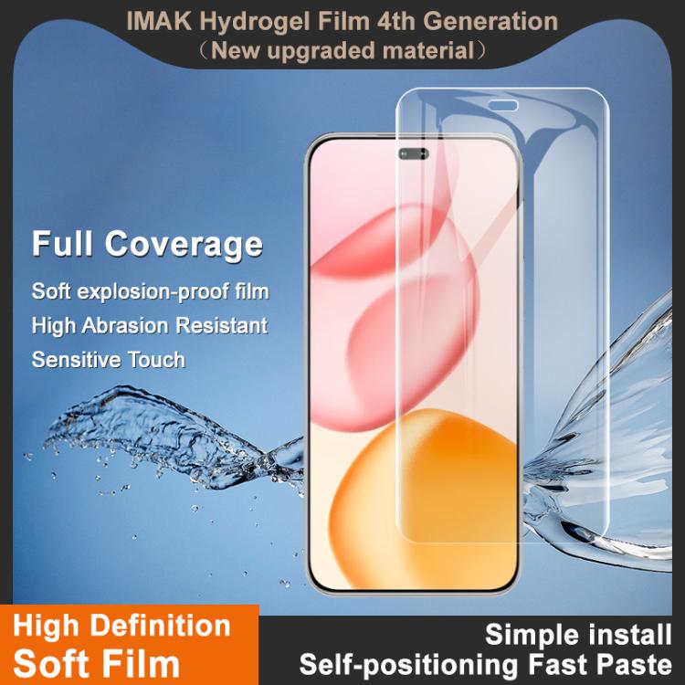 For Honor 400 Pro Global 160.8mm imak 4th Generation  Full Coverage Screen Hydrogel Film Protector