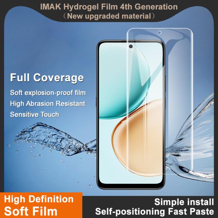 For Honor 400 Smart 4G/5G Global imak 4th Generation  Full Coverage Screen Hydrogel Film Protector