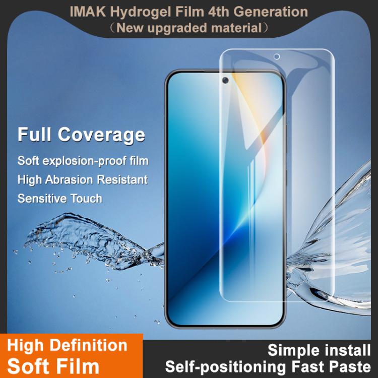 For Honor Win 5G / Win RT 5G imak 4th Generation  Full Coverage Screen Hydrogel Film Protector