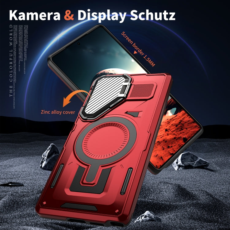 For Samsung Galaxy S23 5G Shield Frame Holder MagSafe Phone Case