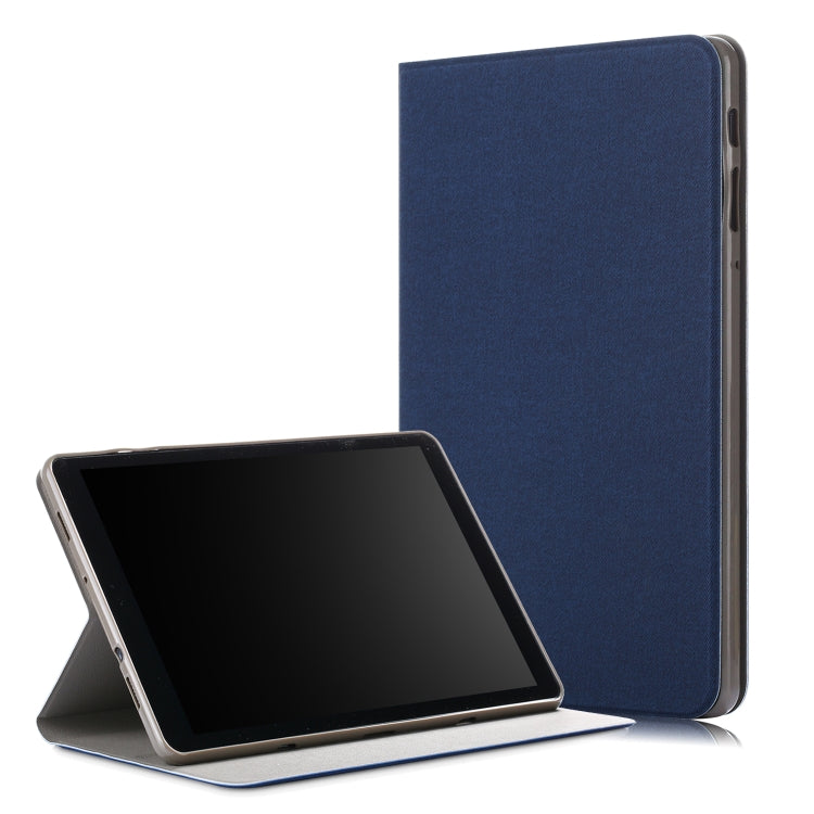For Samsung Galaxy Tab A 10.5 T590/T595/T597 Electric Pressed Horizontal Flip Leather Case with Holder