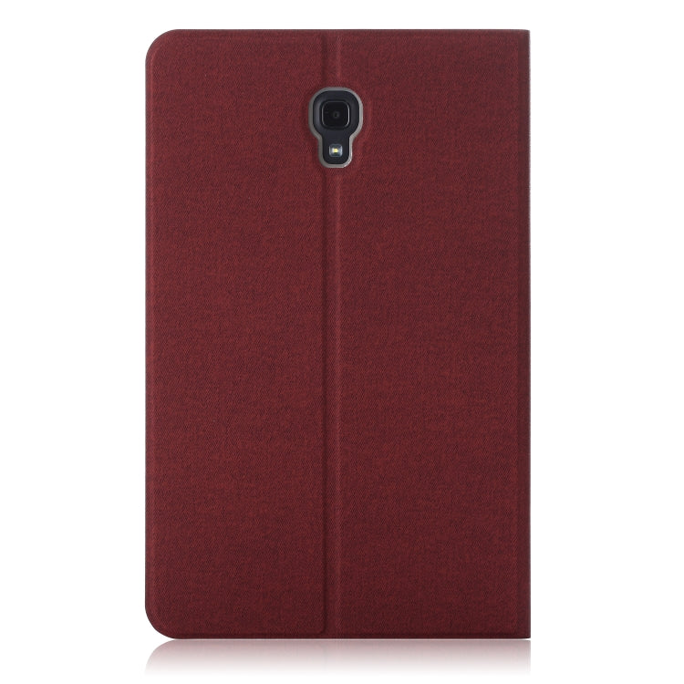 For Samsung Galaxy Tab A 10.5 T590/T595/T597 Electric Pressed Horizontal Flip Leather Case with Holder