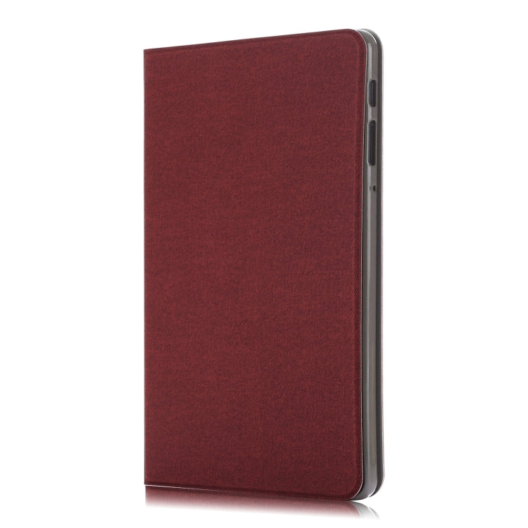 For Samsung Galaxy Tab A 10.5 T590/T595/T597 Electric Pressed Horizontal Flip Leather Case with Holder