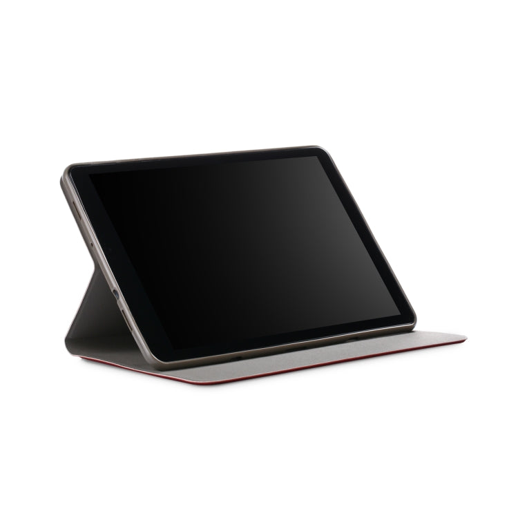 For Samsung Galaxy Tab A 10.5 T590/T595/T597 Electric Pressed Horizontal Flip Leather Case with Holder