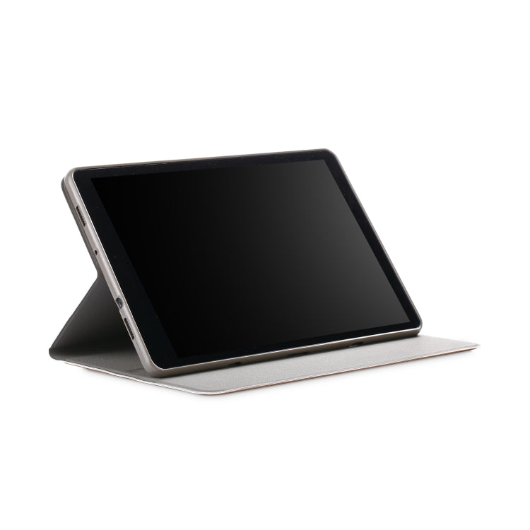 For Samsung Galaxy Tab A 10.5 T590/T595/T597 Electric Pressed Horizontal Flip Leather Case with Holder