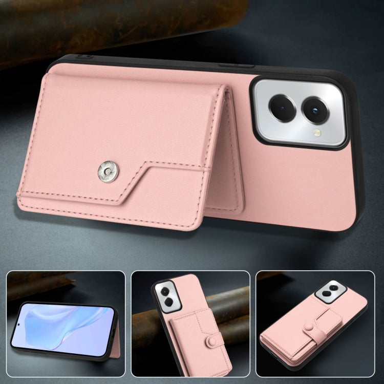 For Motorola Moto G Power 5G 2024 Button Card Bag RFID Anti-theft Phone Case