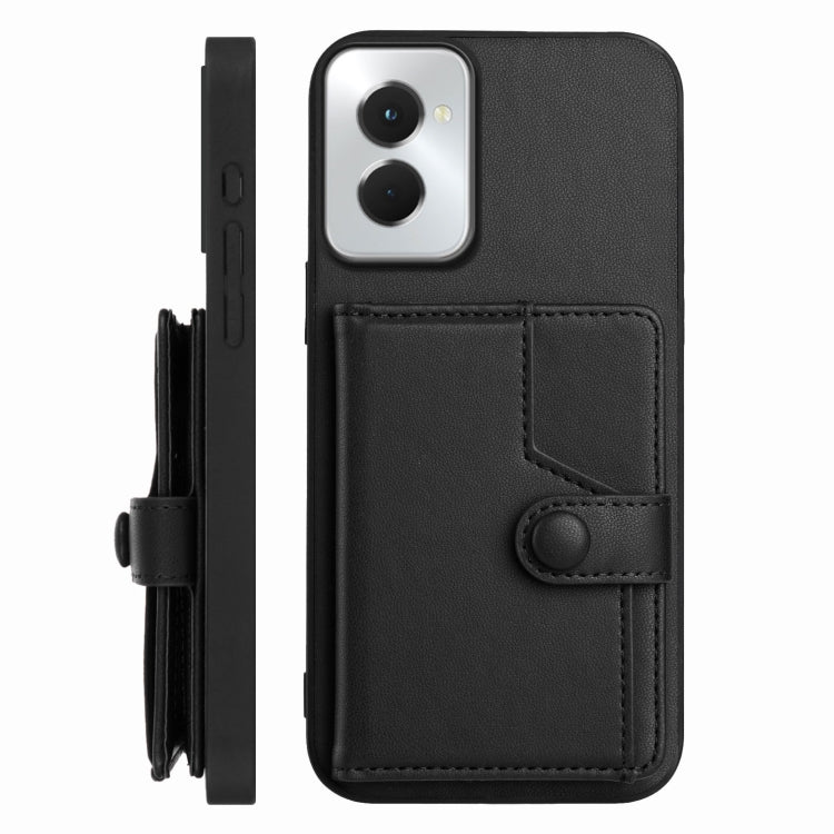 For Motorola Moto G Power 5G 2024 Button Card Bag RFID Anti-theft Phone Case