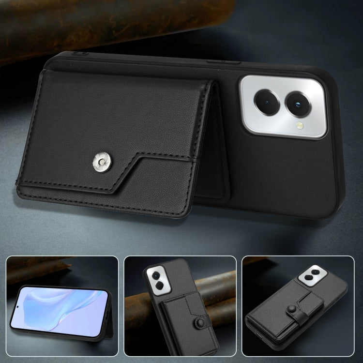 For Motorola Moto G Power 5G 2024 Button Card Bag RFID Anti-theft Phone Case