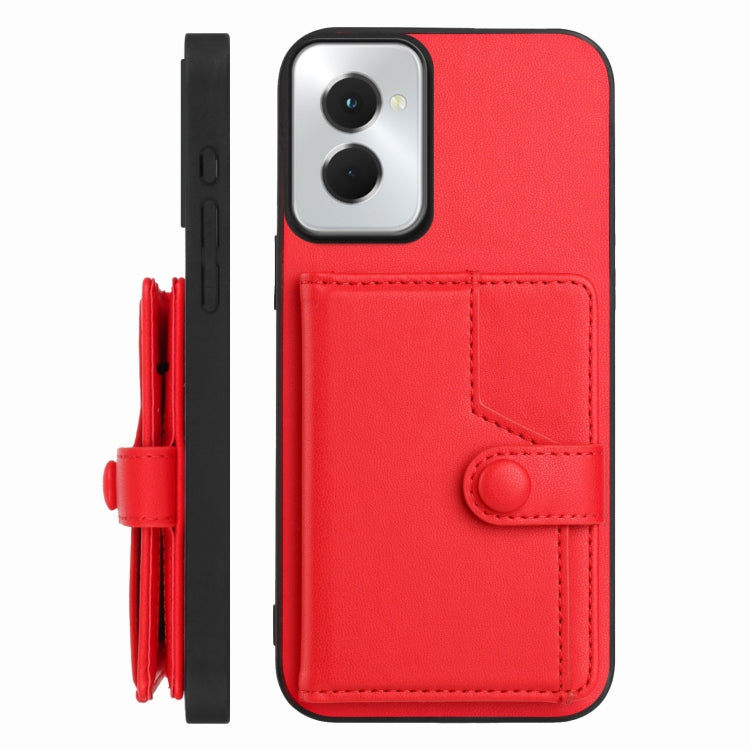 For Motorola Moto G Power 5G 2024 Button Card Bag RFID Anti-theft Phone Case