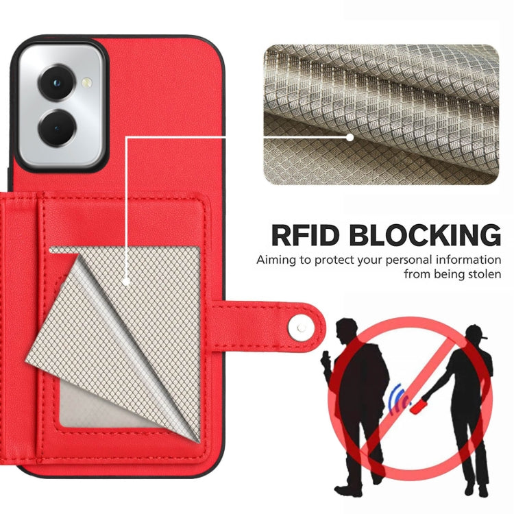 For Motorola Moto G Power 5G 2024 Button Card Bag RFID Anti-theft Phone Case