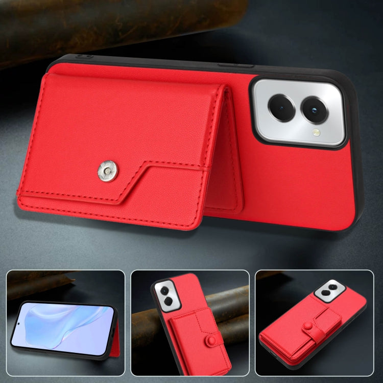 For Motorola Moto G Power 5G 2024 Button Card Bag RFID Anti-theft Phone Case
