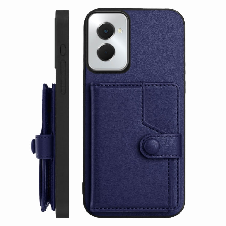 For Motorola Moto G Power 5G 2024 Button Card Bag RFID Anti-theft Phone Case