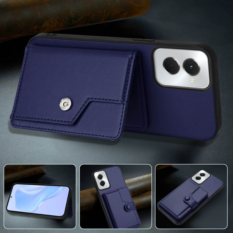 For Motorola Moto G Power 5G 2024 Button Card Bag RFID Anti-theft Phone Case