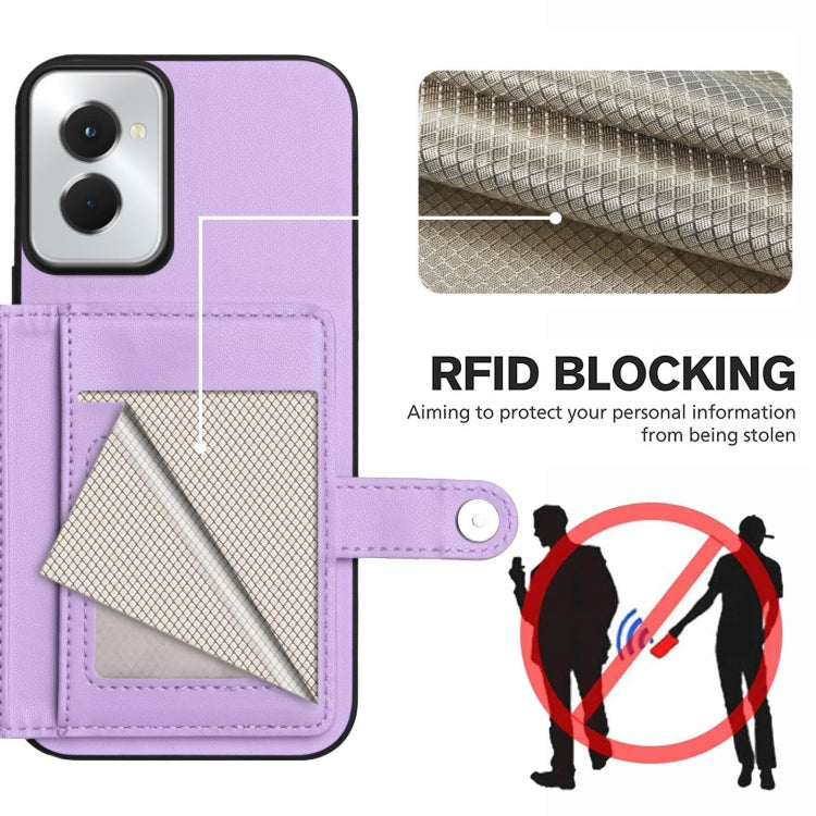 For Motorola Moto G Power 5G 2024 Button Card Bag RFID Anti-theft Phone Case