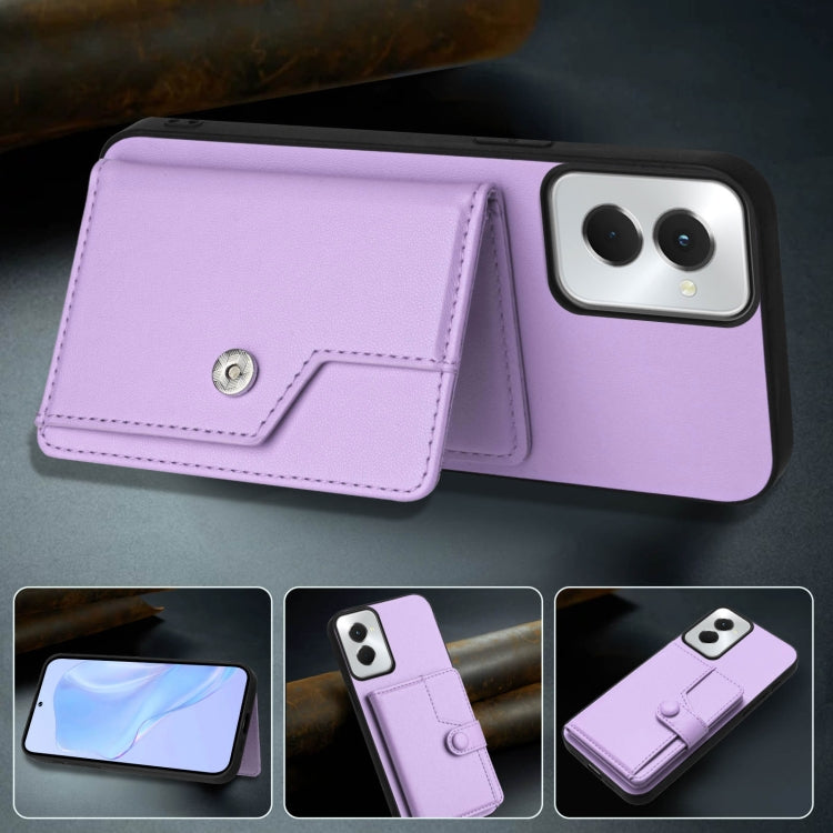 For Motorola Moto G Power 5G 2024 Button Card Bag RFID Anti-theft Phone Case