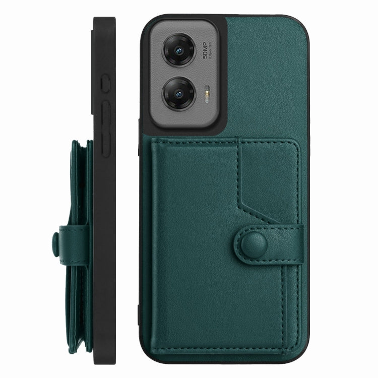 For Motorola Moto G Stylus 5G 2024 Button Card Bag RFID Anti-theft Phone Case