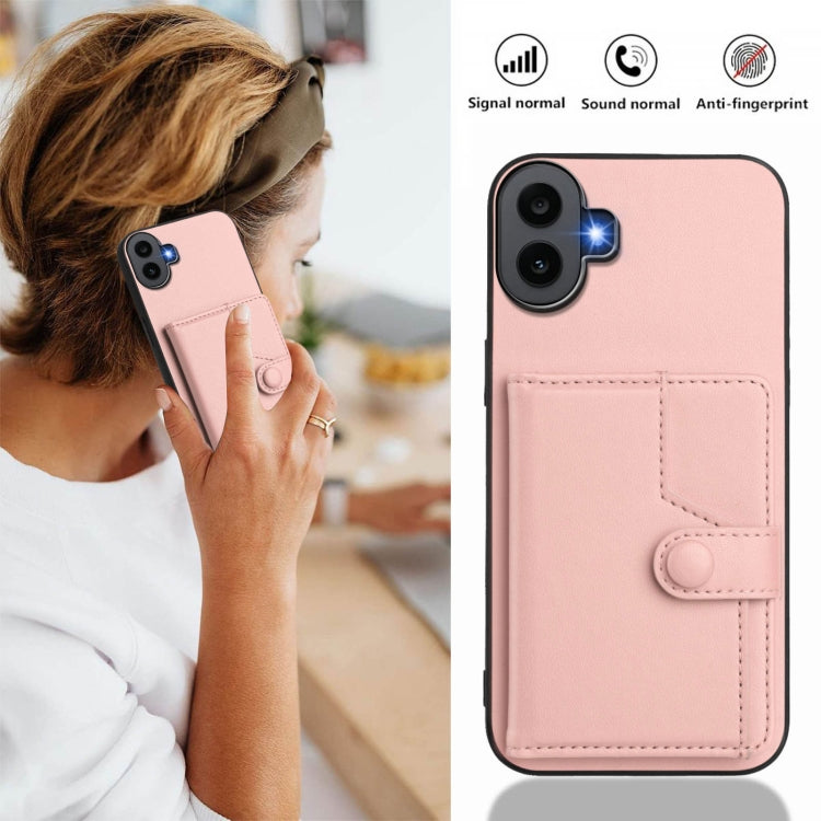 For Nothing CMF Phone 1 Button Card Bag RFID Anti-theft Phone Case