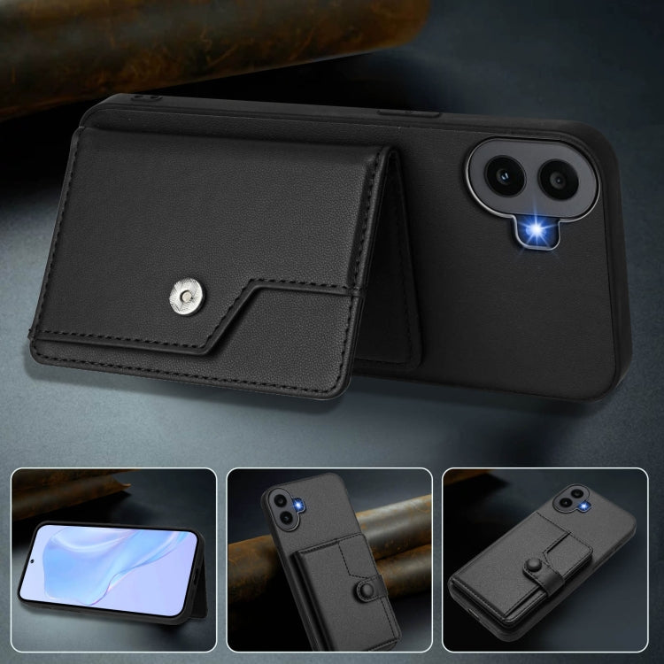 For Nothing CMF Phone 1 Button Card Bag RFID Anti-theft Phone Case