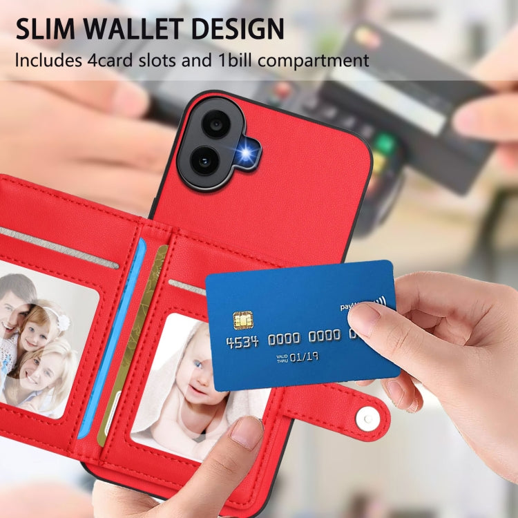 For Nothing CMF Phone 1 Button Card Bag RFID Anti-theft Phone Case