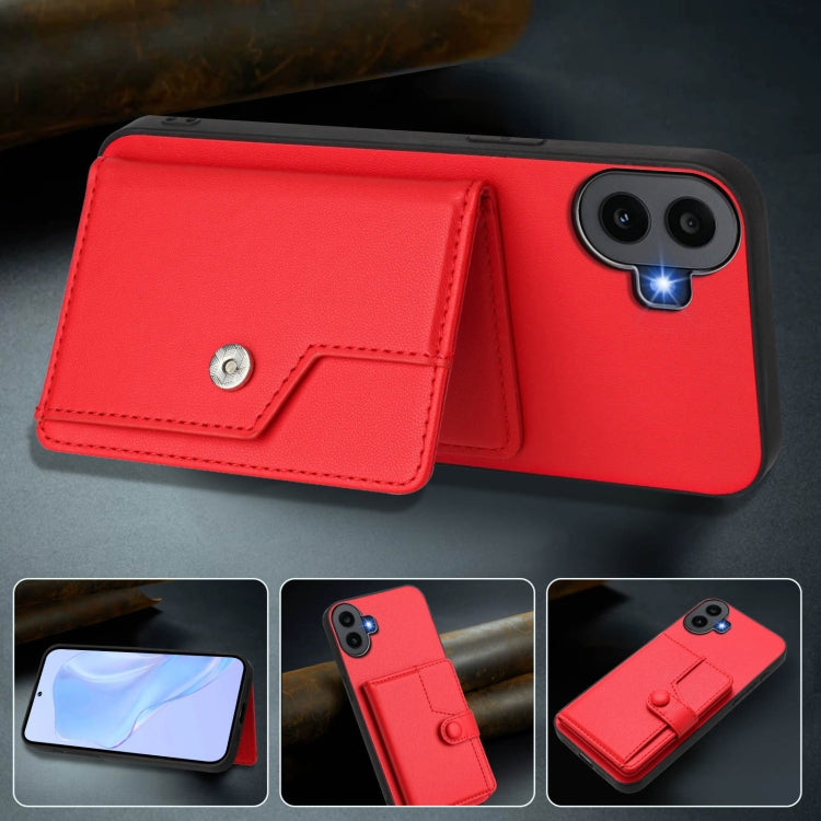 For Nothing CMF Phone 1 Button Card Bag RFID Anti-theft Phone Case
