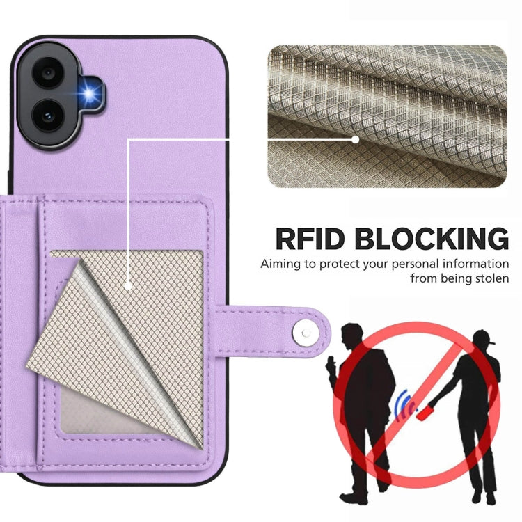 For Nothing CMF Phone 1 Button Card Bag RFID Anti-theft Phone Case