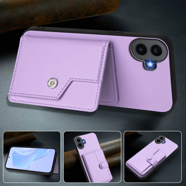 For Nothing CMF Phone 1 Button Card Bag RFID Anti-theft Phone Case