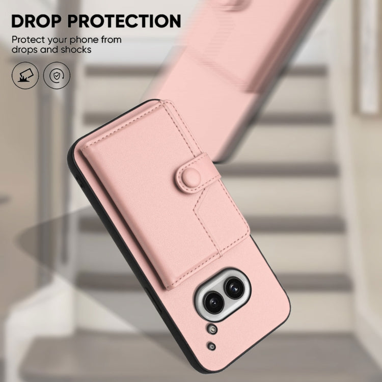 For Nothing Phone 2a Button Card Bag RFID Anti-theft Phone Case