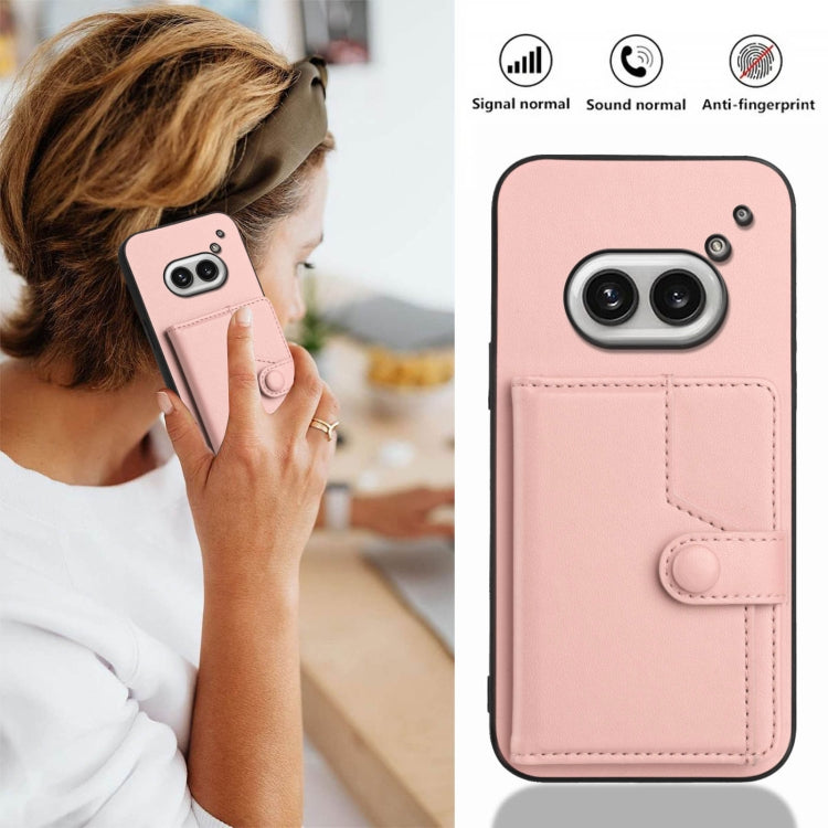 For Nothing Phone 2a Button Card Bag RFID Anti-theft Phone Case