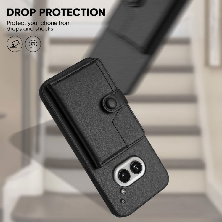 For Nothing Phone 2a Button Card Bag RFID Anti-theft Phone Case