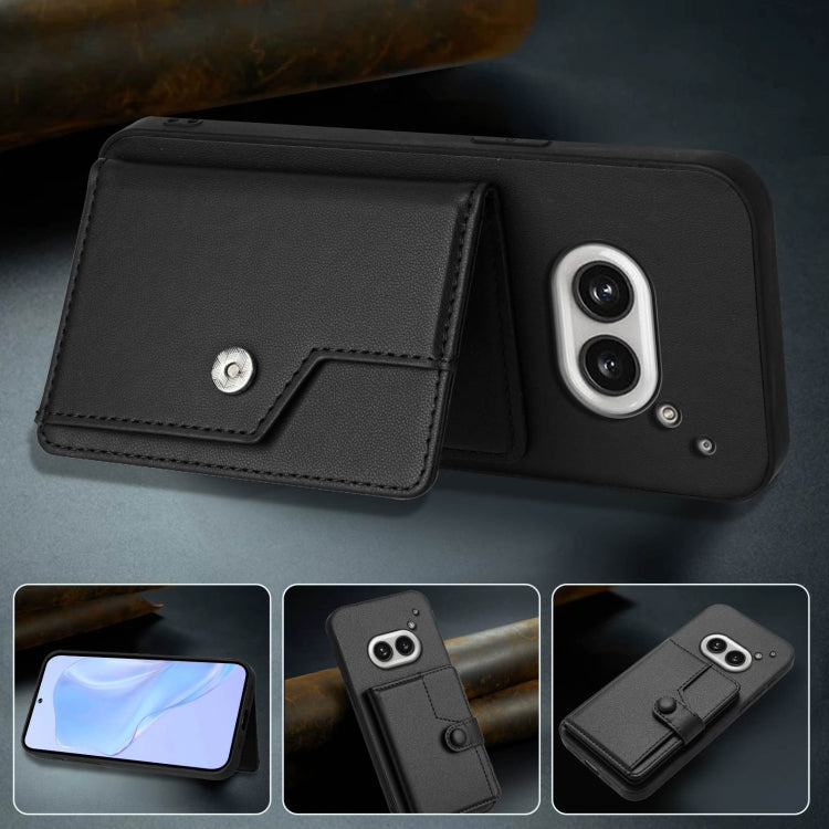 For Nothing Phone 2a Button Card Bag RFID Anti-theft Phone Case