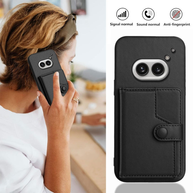 For Nothing Phone 2a Button Card Bag RFID Anti-theft Phone Case
