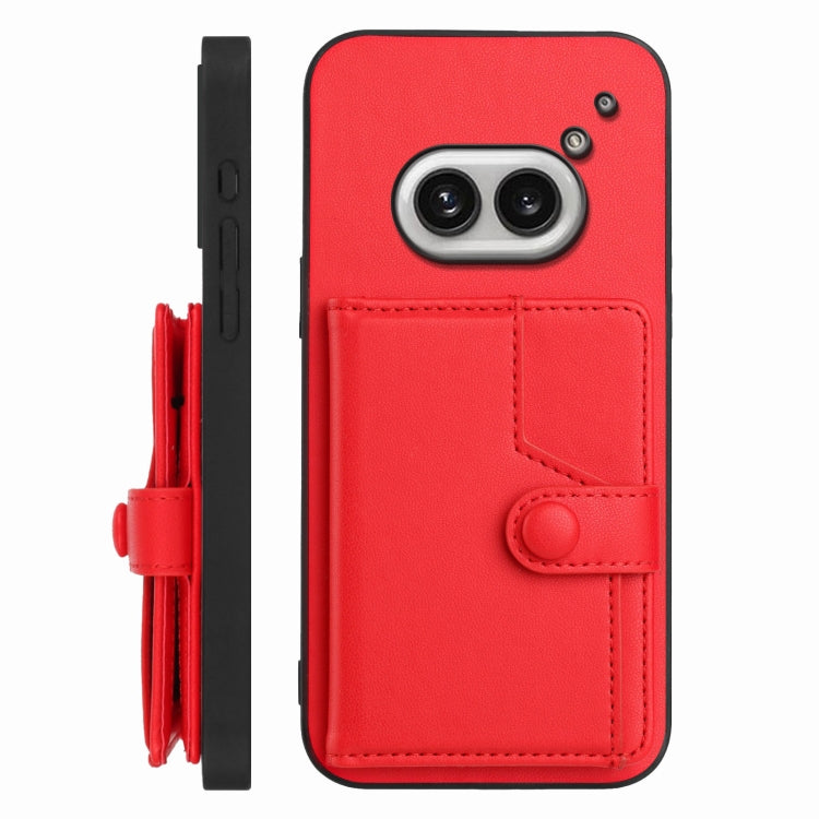 For Nothing Phone 2a Button Card Bag RFID Anti-theft Phone Case