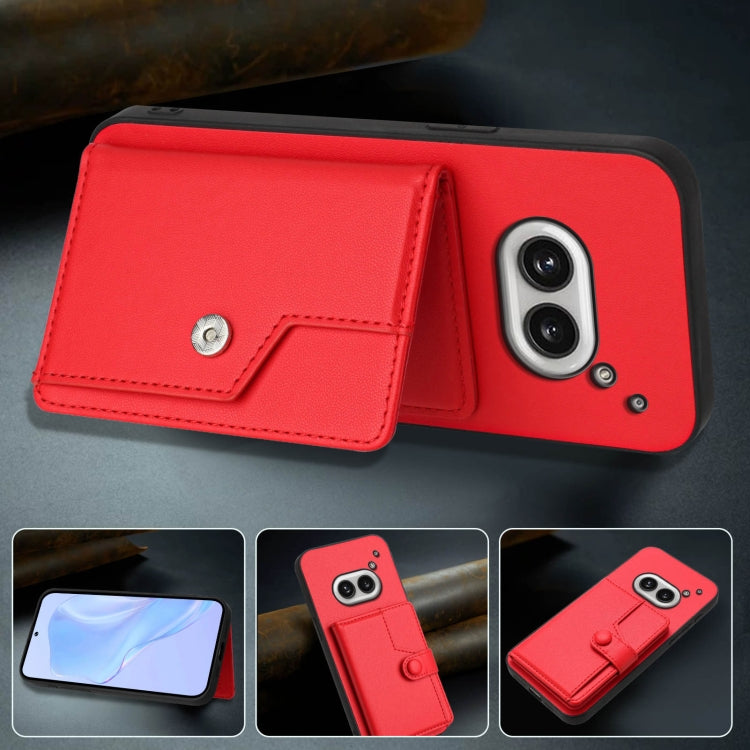 For Nothing Phone 2a Button Card Bag RFID Anti-theft Phone Case